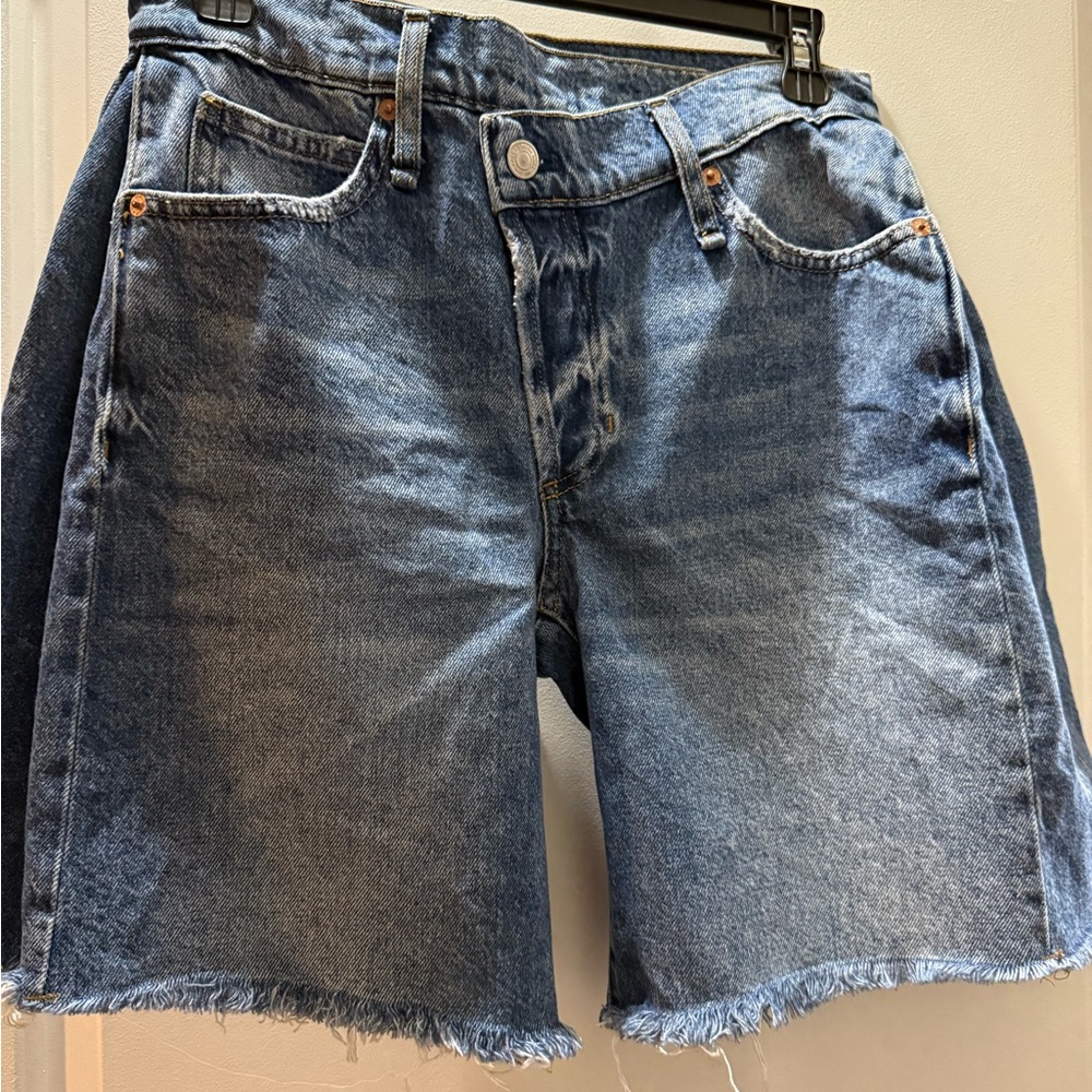 We The Free Blue Jean Shorts